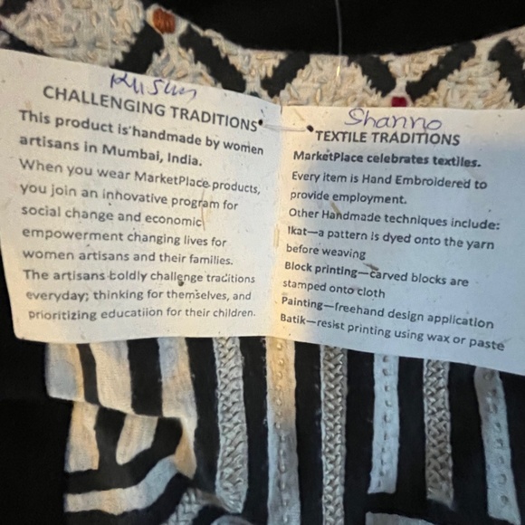 14/16 Embroidered Shift Dress - Picture 7 of 7